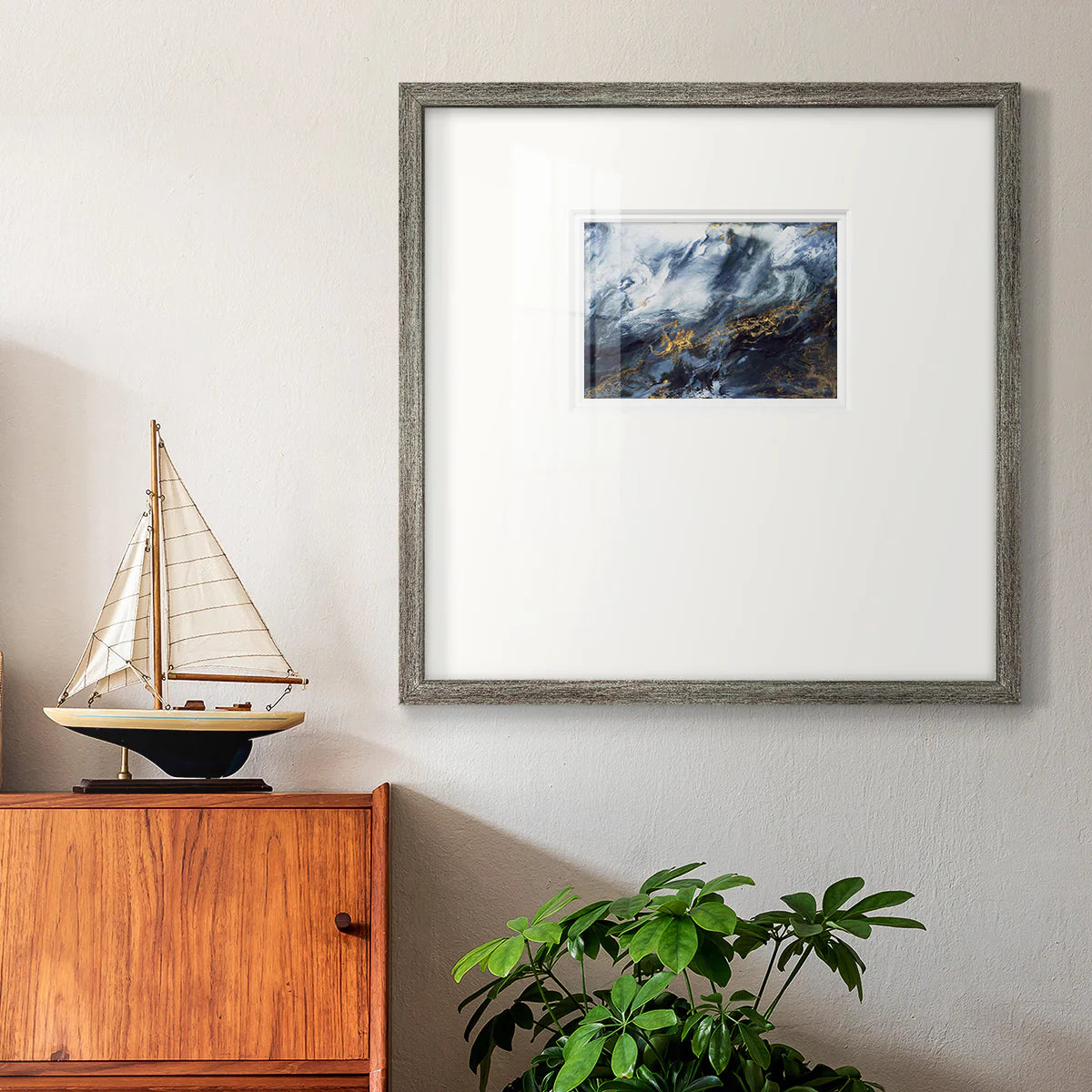Anticipation V1- Premium Framed Print Double Matboard