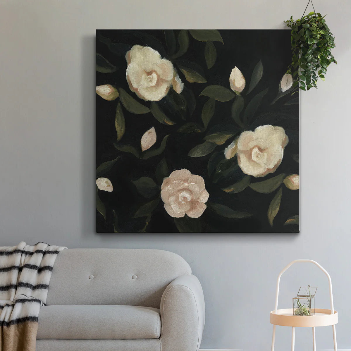 Evening Gardenias I-Premium Gallery Wrapped Canvas - Ready to Hang