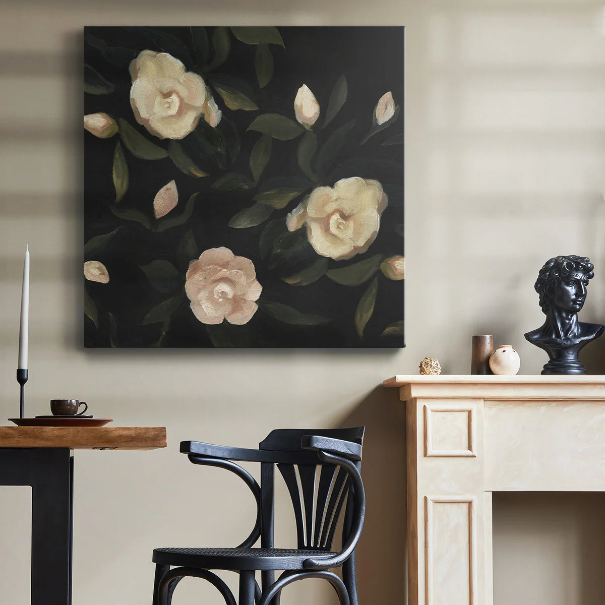 Evening Gardenias I-Premium Gallery Wrapped Canvas - Ready to Hang