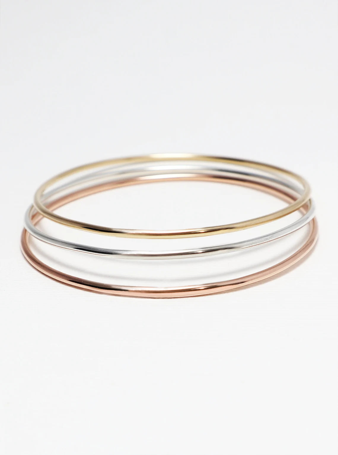 Thin Gold Bangle, 1 Or 3 Dainty Bangle Bracelet, Simple Stacking Bangle, Rose Gold Cuff, Silver, Minimalist Jewelry | Celebration Bangles