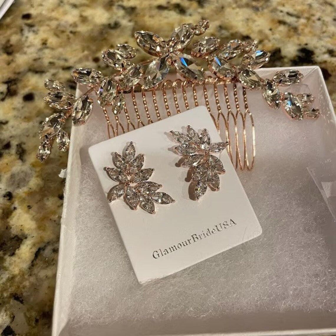 Crystal Bridal Hair comb Crystal Bridal Hair Accessories Silver Bridal Hair comb Silver Bridal Hair Accessories Crystal Bridal Hair comb