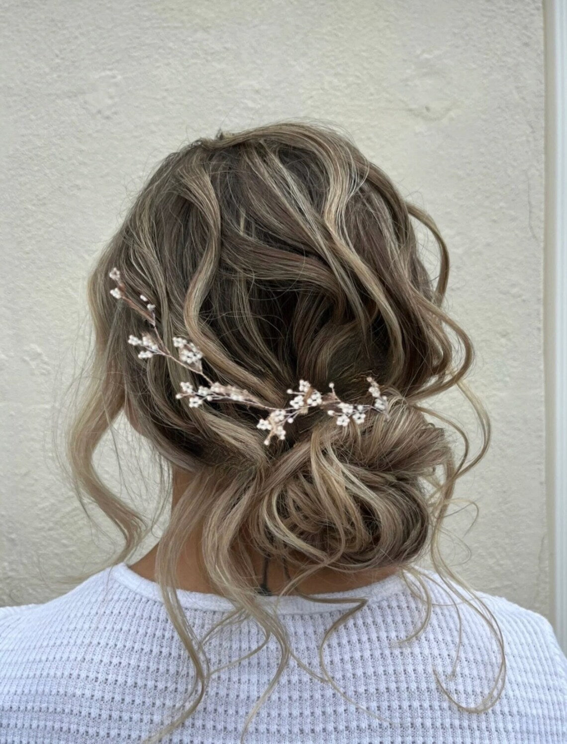 Baby's Breath Hair vine Bridal Hair vine Bridal hair accessory Wedding Hair Accessory Bridal Hair piece Silver Wedding Hair piece
