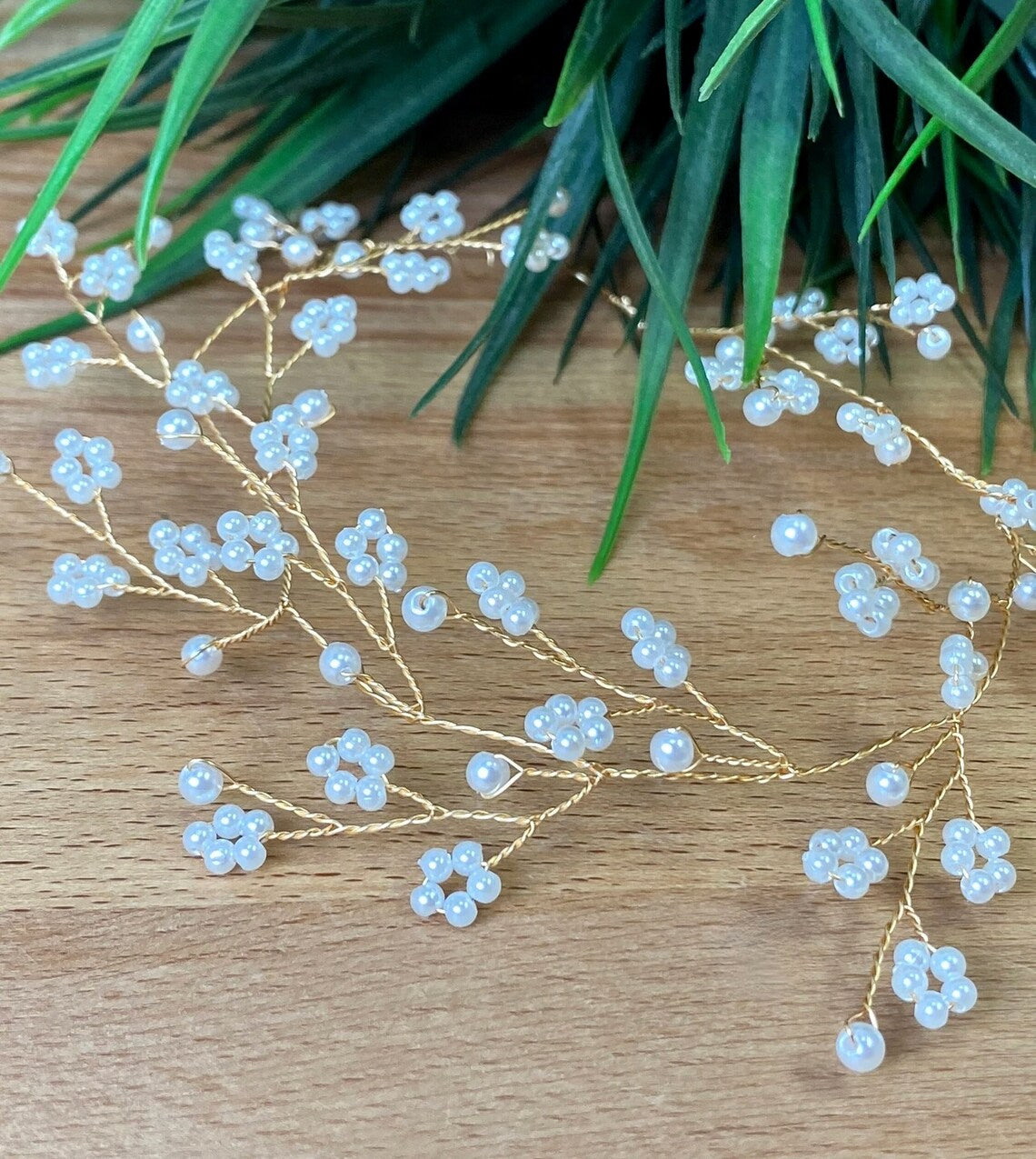 Baby's Breath Hair vine Bridal Hair vine Bridal hair accessory Wedding Hair Accessory Bridal Hair piece Silver Wedding Hair piece