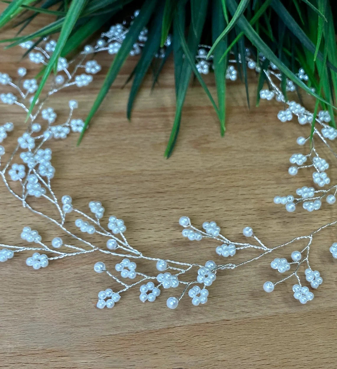 Baby's Breath Hair vine Bridal Hair vine Bridal hair accessory Wedding Hair Accessory Bridal Hair piece Silver Wedding Hair piece