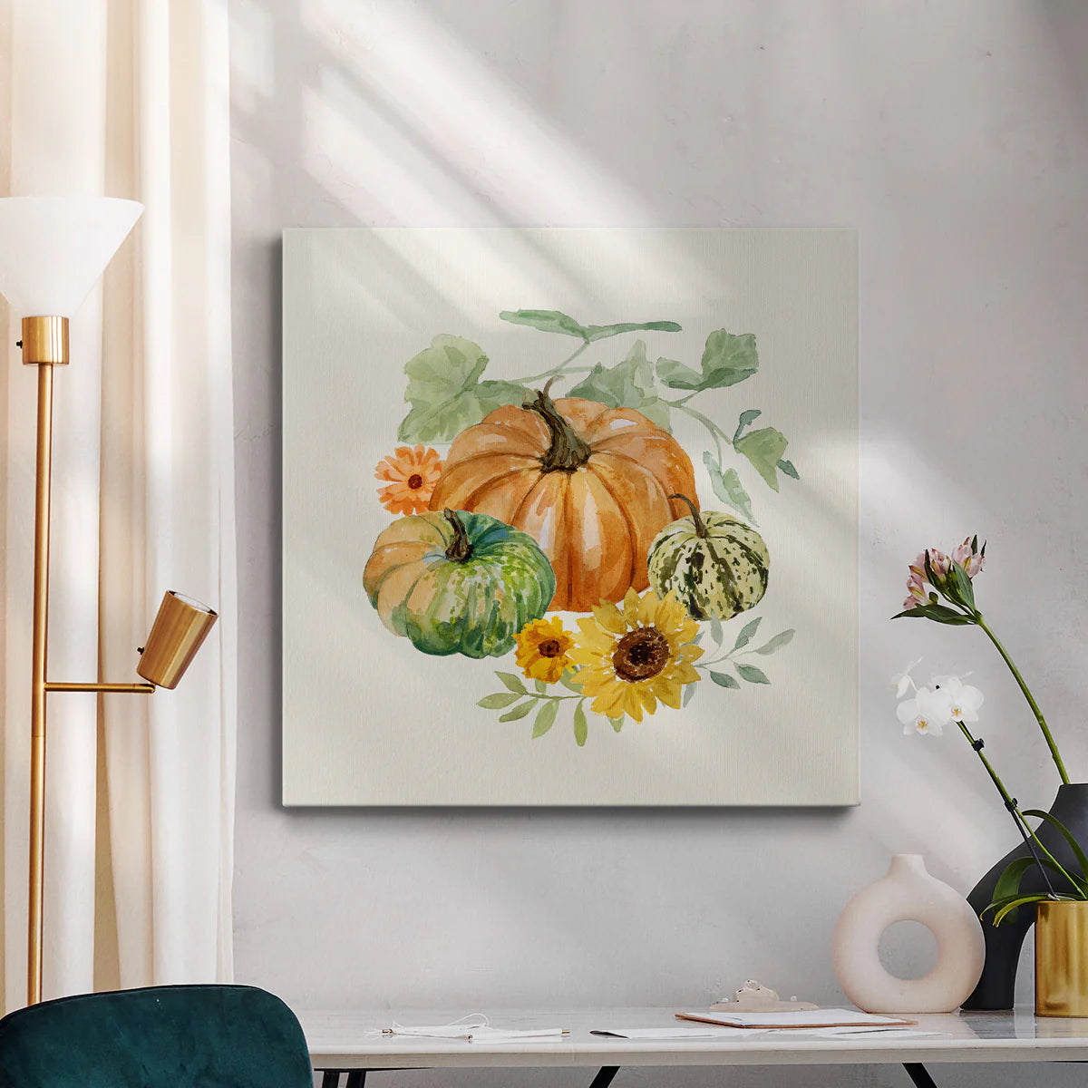 Hello Autumn II-Premium Gallery Wrapped Canvas - Ready to Hang